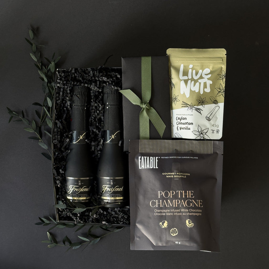 champagne Christmas gift